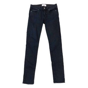 Paige Skyline Skinny Black Jeans Size 25